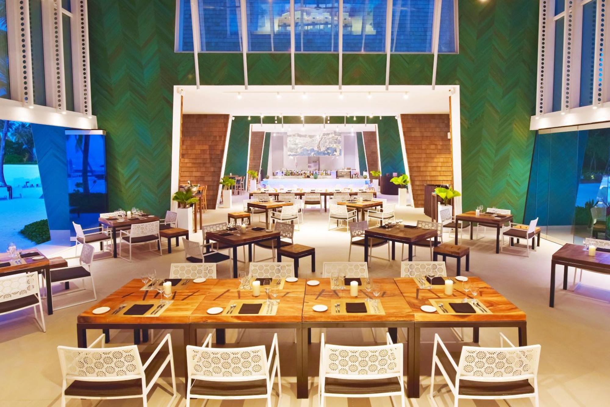 Kandima Maldives Kudahuvadhoo Ngoại thất bức ảnh The restaurant