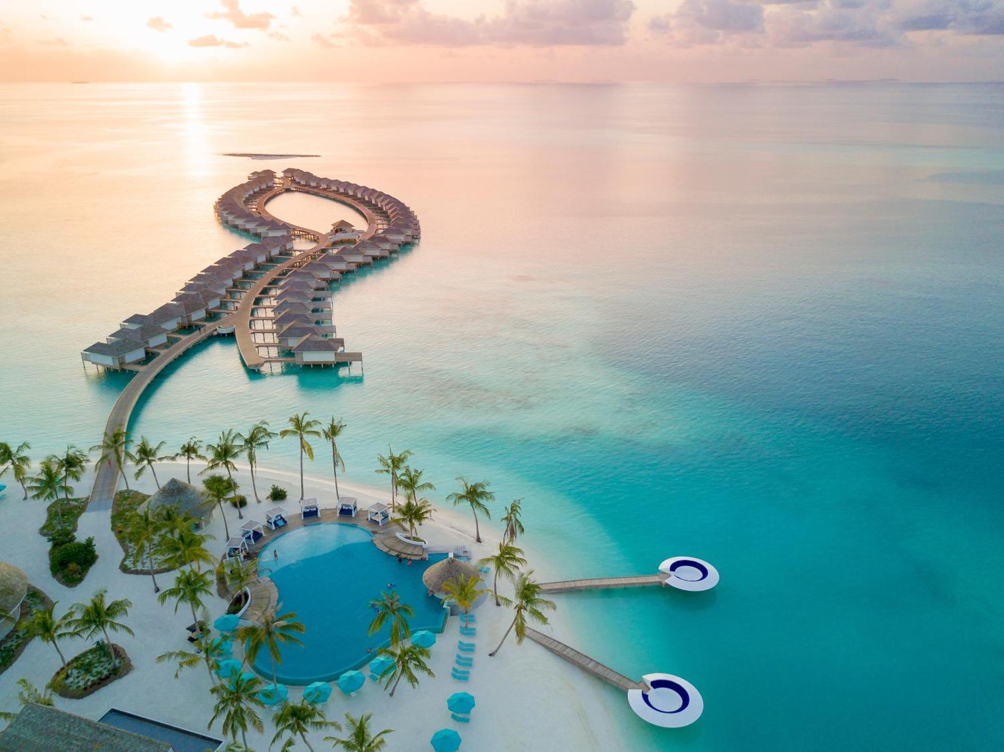 Kandima Maldives Kudahuvadhoo Ngoại thất bức ảnh Aerial view of the resort