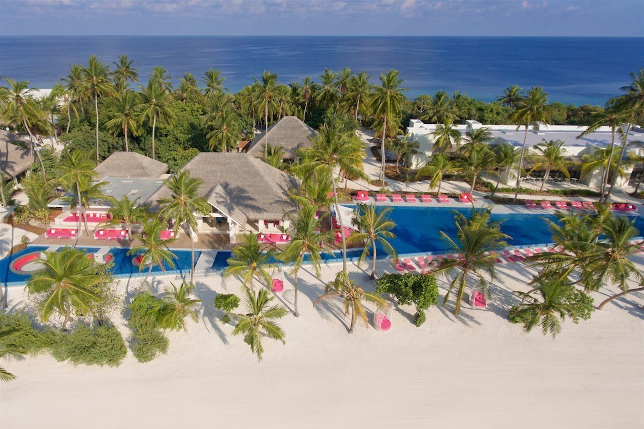 Kandima Maldives Kudahuvadhoo Ngoại thất bức ảnh Aerial view of the resort